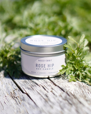 Rose Hip Soy Candle 4oz