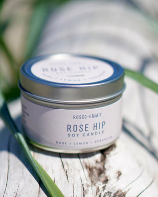 Rose Hip Soy Candle 4oz