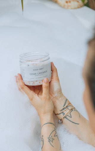 Cedar Lavender Bubble Bath Salts