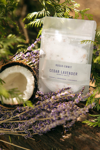 Cedar Lavender Bubble Bath Salts